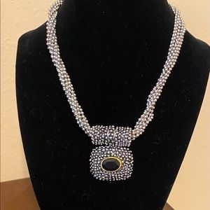 Vintage Stocko Necklace Silver